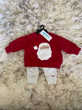 Christmas Outfit with Santa | Carter’s | Size NB